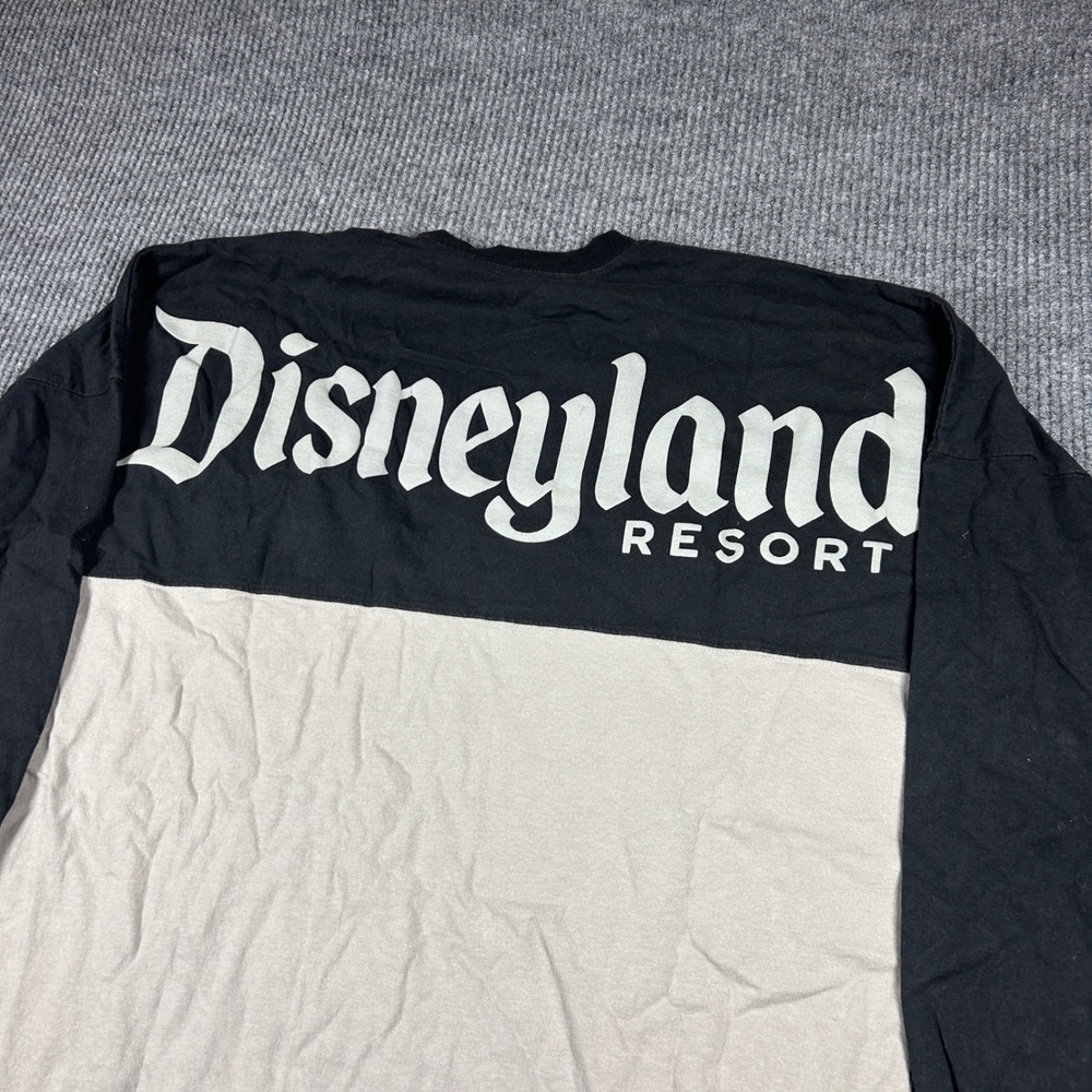 Disney Parks Shirt Womens L Spirit Jersey Disneyland Resort Black  Long Sleeve